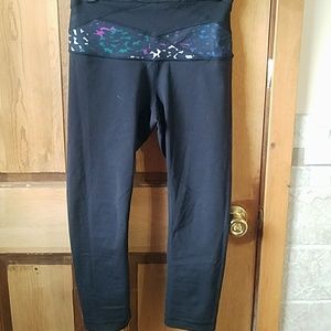 Lululemon High Waist Reversible 7/8 pant